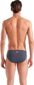 Плавки-сліпи для чоловіків Arena POSEIDONIA SWIM BRIEFS сірий, рожевий Чол 95 (009075-504). Зображення №2