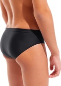 Плавки-слипы для мальчиков Arena DIM LIGHT SWIM BRIEFS черный, коралловый детский 152 см (008148-504). Изображение №4