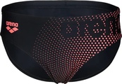 Плавки-слипы для мальчиков Arena DIM LIGHT SWIM BRIEFS черный, коралловый детский 140 см (008148-504). Изображение №6