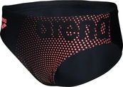 Плавки-слипы для мальчиков Arena DIM LIGHT SWIM BRIEFS черный, коралловый детский 140 см (008148-504). Изображение №8