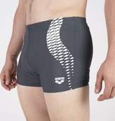 Плавки-шорты для мужчин Arena OPENINGS SWIM SHORT серый, белый Муж 80 (008064-501). Изображение №4