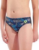 Плавки-слипы для мальчиков Arena CANDIES SWIM BRIEFS черный, мультиколор детский 140 см (010301-550). Изображение №4