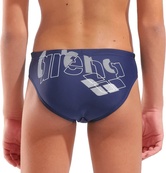 Плавки-сліпи для хлопчиків Arena TALES SWIM BRIEFS синій, білий дитячий 152 см (009086-701). Зображення №2