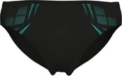 Плавки-сліпи для чоловіків Arena POSEIDONIA SWIM BRIEFS чорний, бірюзовий Чол 80 (009075-508). Зображення №3