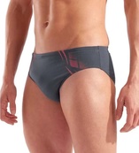 Плавки-слипи для чоловіків Arena POSEIDONIA SWIM BRIEFS сірий, рожевий Чол 80 (009075-504). Зображення №4