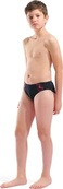 Плавки-слипы для мальчиков Arena POSEIDONIA SWIM BRIEFS черный, коралловый детский 152 см (009009-504). Изображение №3