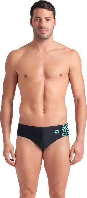Плавки-сліпи для чоловіків Arena KIKKO V SWIM BRIEFS чорний, бірюзовий Чол 80 (006750-508) Плавки-сліпи для чоловіків Arena KIKKO V SWIM BRIEFS чорний, бірюзовий Чол 80 (006750-508)