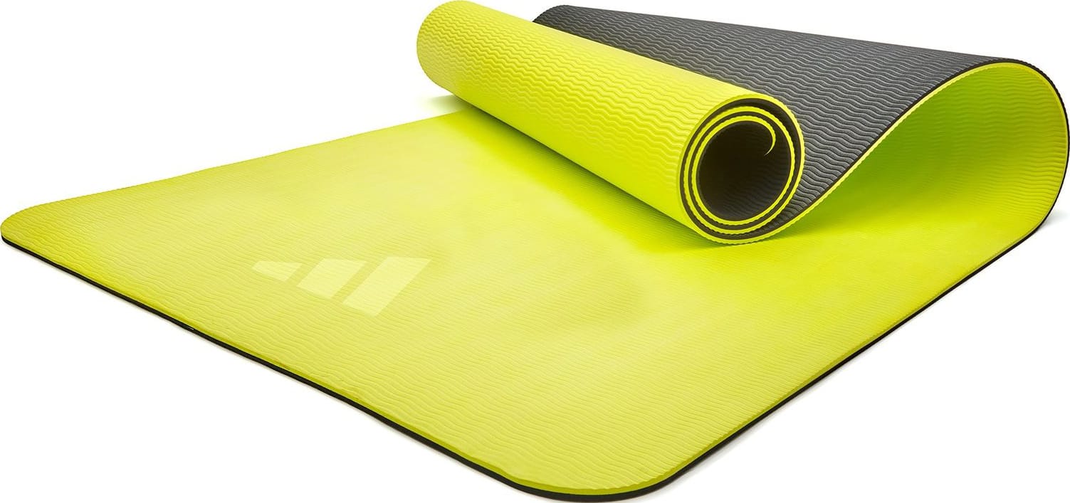 Килимок для йоги Adidas Double Sided Yoga Mat жовтий, сірий 176 х 61 х 0,6 см (ADYG-10400BLY-NL) Килимок для йоги Adidas Double Sided Yoga Mat жовтий, сірий 176 х 61 х 0,6 см (ADYG-10400BLY-NL)