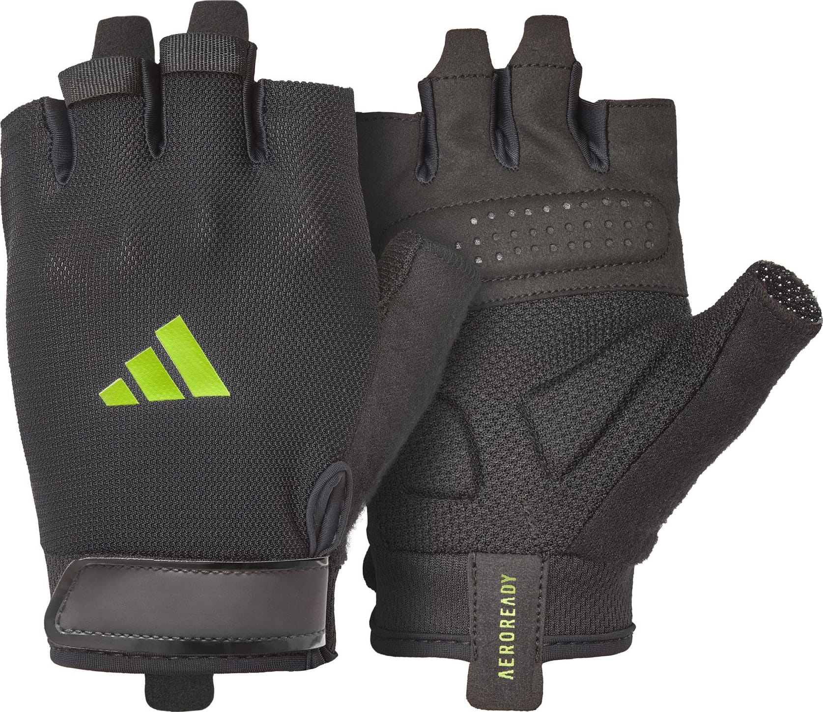 Рукавички для тренінгу Adidas Essential Training Gloves чорний, зелений XL (ADGB-15004GN) Рукавички для тренінгу Adidas Essential Training Gloves чорний, зелений XL (ADGB-15004GN)