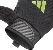Рукавички для тренінгу Adidas Essential Training Gloves чорний, зелений XL (ADGB-15004GN). Зображення №3 Рукавички для тренінгу Adidas Essential Training Gloves чорний, зелений XL (ADGB-15004GN). Зображення №3