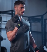 Рукавички для тренінгу Adidas Essential Training Gloves чорний, зелений XL (ADGB-15004GN). Зображення №5 Рукавички для тренінгу Adidas Essential Training Gloves чорний, зелений XL (ADGB-15004GN). Зображення №5