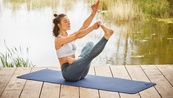 Килимок для йоги Adidas Premium Yoga Mat синій 176 х 61 х 0,5 см (ADYG-10300TB). Зображення №5 Килимок для йоги Adidas Premium Yoga Mat синій 176 х 61 х 0,5 см (ADYG-10300TB). Зображення №5