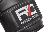 Боксерские перчатки Reebok Combat Leather Boxing Gloves черный, белый 10 унций (RSCB-10010WH-10). Изображение №4 Боксерские перчатки Reebok Combat Leather Boxing Gloves черный, белый 10 унций (RSCB-10010WH-10). Изображение №4