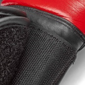 Боксерські рукавиці Reebok Combat Leather Boxing Gloves чорний, червоний 10 унцій (RSCB-10110RD-10). Зображення №4