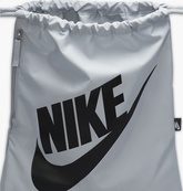Рюкзак-мешок Nike NK HERITAGE DRAWSTRING 13L серый Уни 33 х 43 см (DC4245-012). Изображение №4 Рюкзак-мешок Nike NK HERITAGE DRAWSTRING 13L серый Уни 33 х 43 см (DC4245-012). Изображение №4
