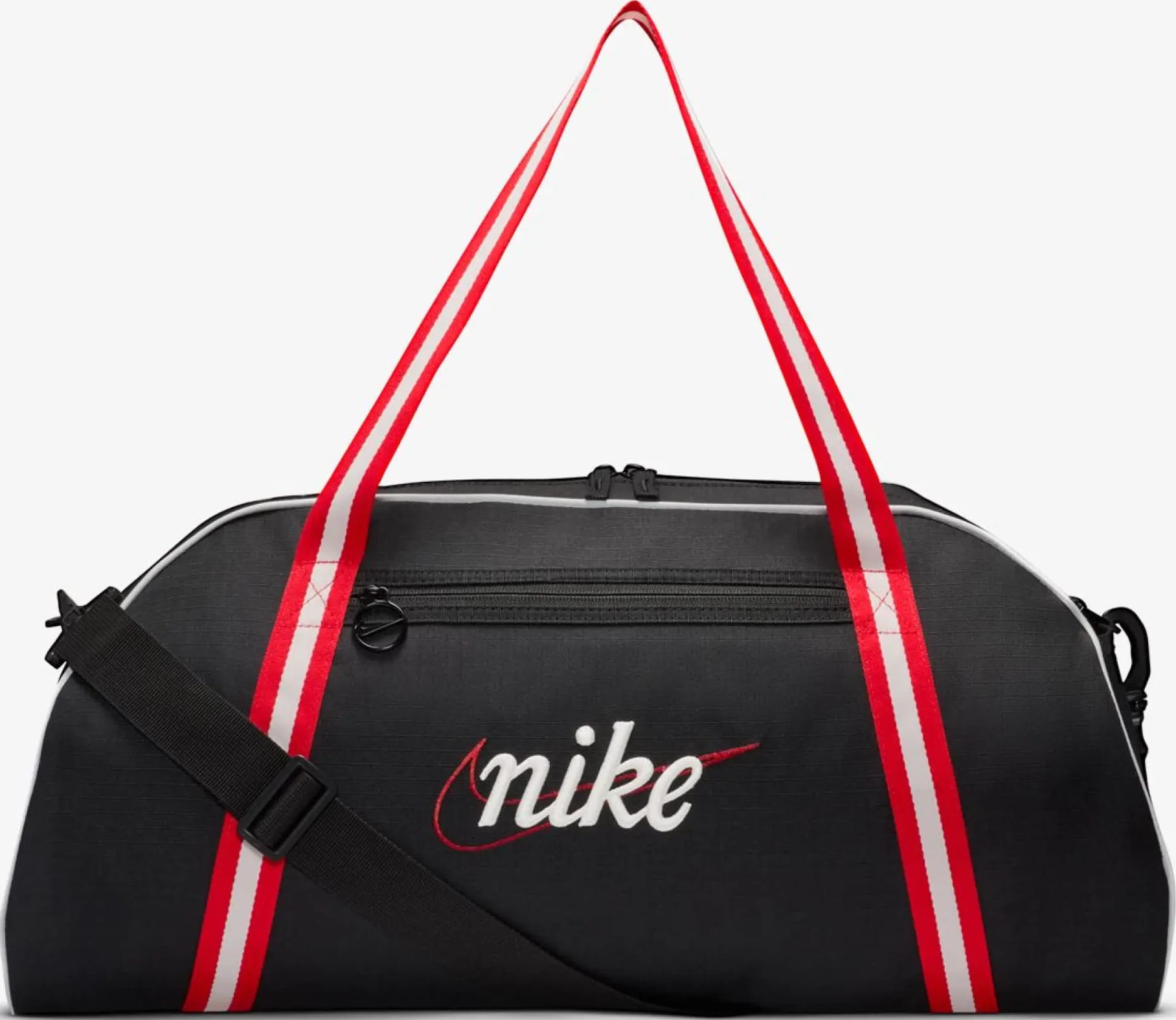 Сумка Nike W NK GYM CLUB - RETRO 24L чорний, білий, червоний Жін 33 x 51 x 23 см (DH6863-015) Сумка Nike W NK GYM CLUB - RETRO 24L чорний, білий, червоний Жін 33 x 51 x 23 см (DH6863-015)