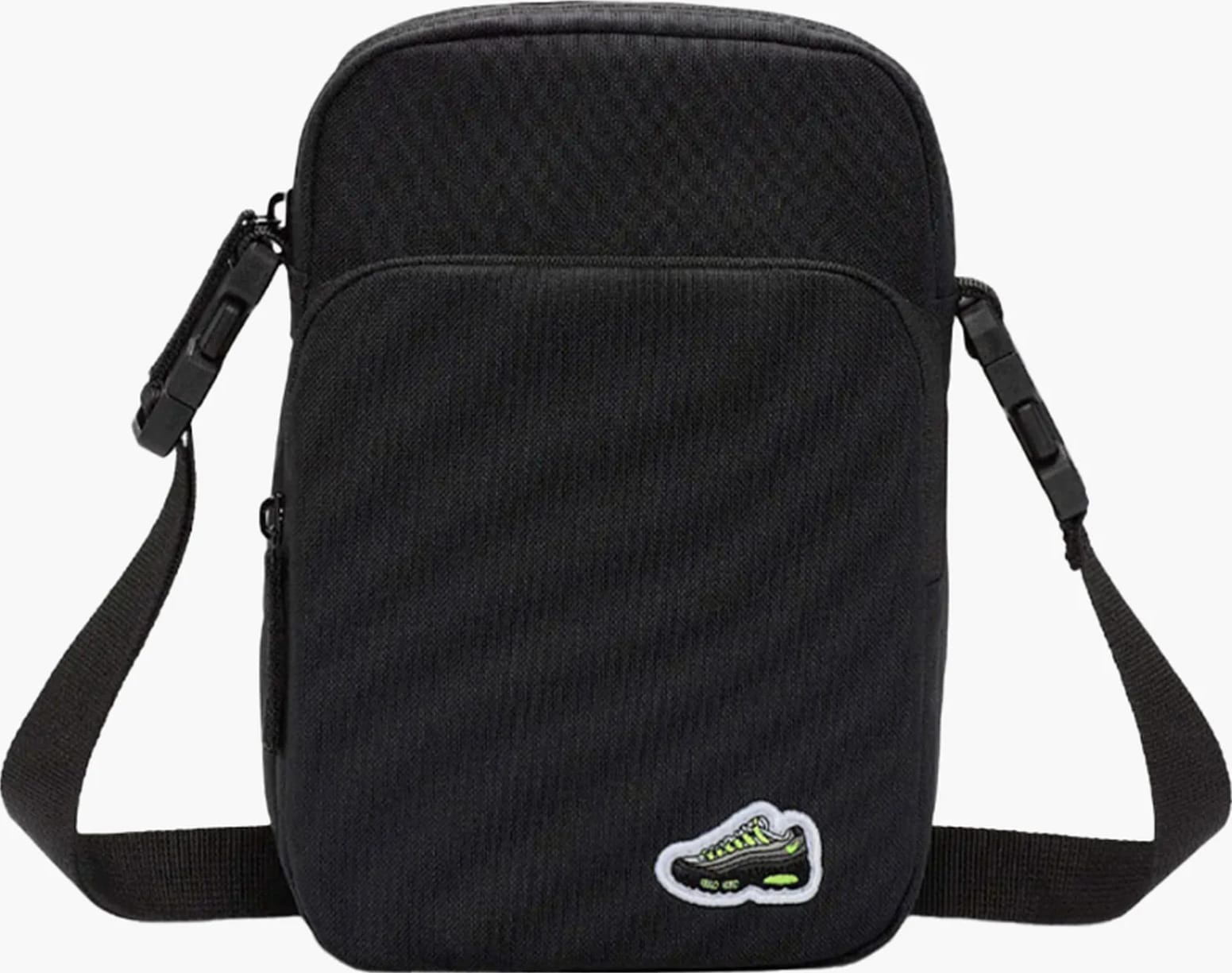 Сумка через плече Nike NK HRTGE CRSSBY-AIRMAX 95 4L чорний Уні 15 x 23 x 8 см (HJ8329-010) Сумка через плече Nike NK HRTGE CRSSBY-AIRMAX 95 4L чорний Уні 15 x 23 x 8 см (HJ8329-010)