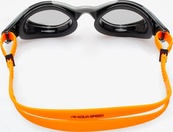 Очки для плавания Aqua Speed AQUILO 62651 черный, оранжевый One Size (728-75). Изображение №4