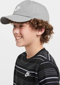 Кепка Nike K NK CLUB CAP US CB FUT WSH серая One Size (FB5063-073). Изображение №3