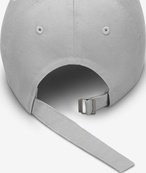 Кепка Nike K NK CLUB CAP US CB FUT WSH серая One Size (FB5063-073). Изображение №5