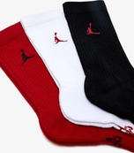 Шкарпетки Nike U J ED CUSH PLY CREW 6PR - 144 чорний, білий, червоний 46-50 (HV6228-900). Зображення №2 Шкарпетки Nike U J ED CUSH PLY CREW 6PR - 144 чорний, білий, червоний 46-50 (HV6228-900). Зображення №2