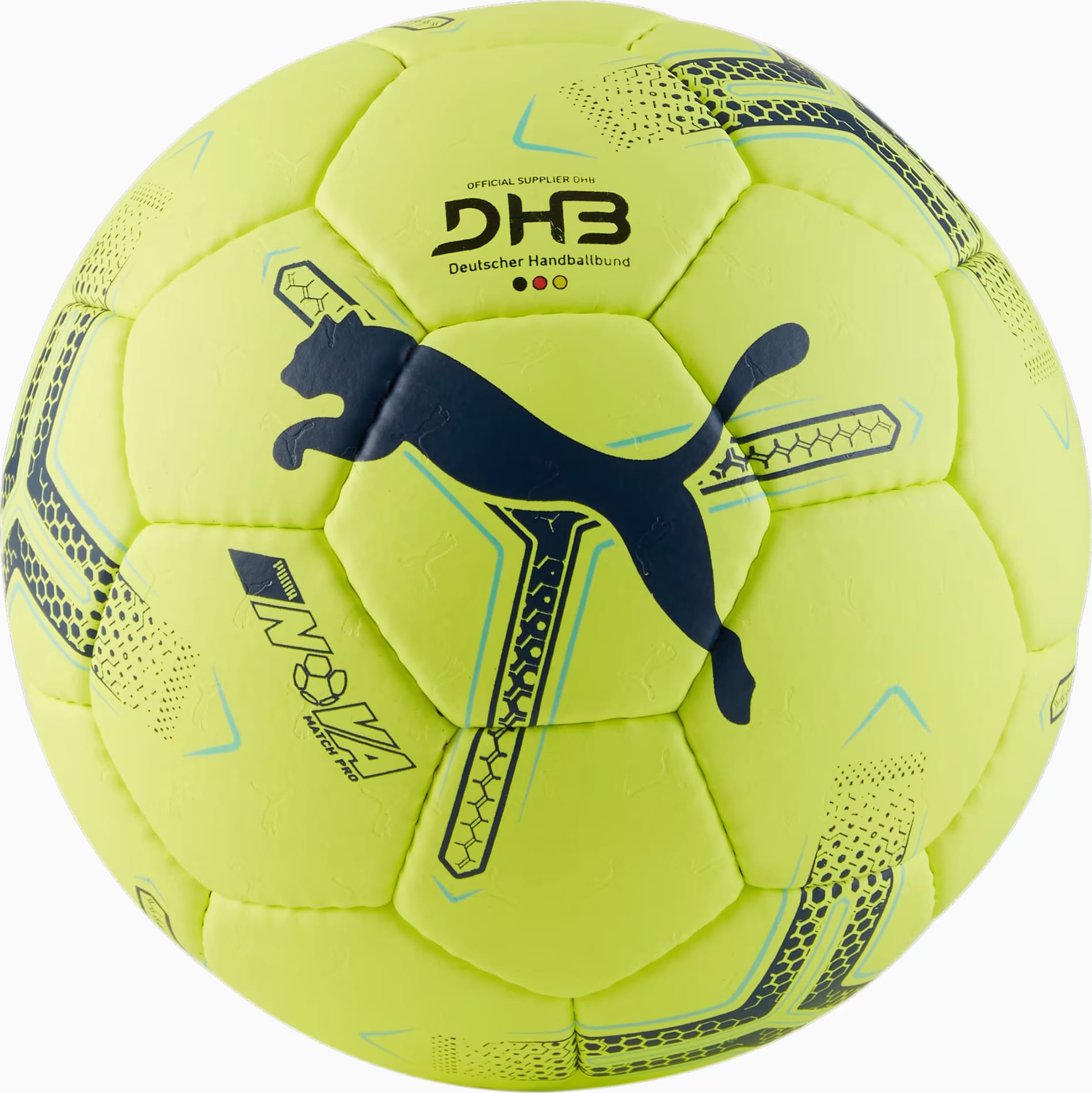 М'яч гандбольний Puma NOVA Match Pro жовтий, чорний II (084384-01) М'яч гандбольний Puma NOVA Match Pro жовтий, чорний II (084384-01)