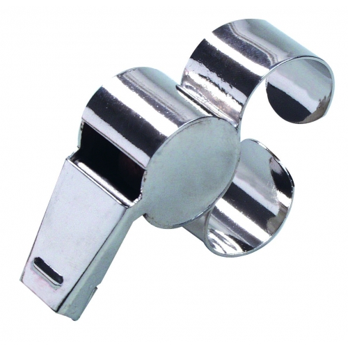 Свисток SELECT Referee whistle with metal finger grip сріблястий One Size (778110-594) Свисток SELECT Referee whistle with metal finger grip сріблястий One Size (778110-594)
