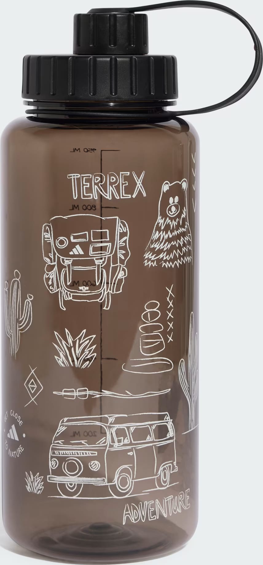 Бутылка Adidas TRIT BOTTLE 1L коричневый 1000 мл (JN4256) Бутылка Adidas TRIT BOTTLE 1L коричневый 1000 мл (JN4256)