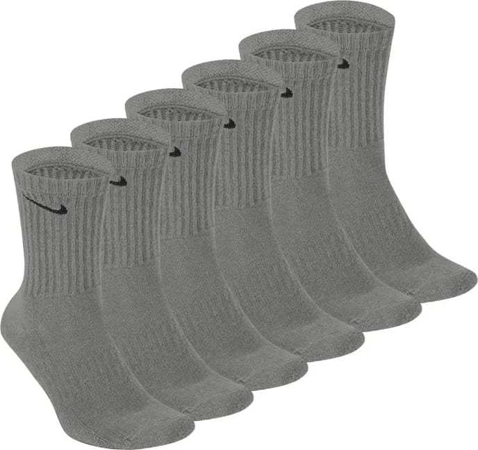 Шкарпетки Nike U NK EVERYDAY CUSH CRW 6PR 132 сірий 38-42 (SX7666-064) Шкарпетки Nike U NK EVERYDAY CUSH CRW 6PR 132 сірий 38-42 (SX7666-064)