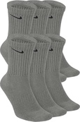 Шкарпетки Nike U NK EVERYDAY CUSH CRW 6PR 132 сірий 38-42 (SX7666-064). Зображення №2 Шкарпетки Nike U NK EVERYDAY CUSH CRW 6PR 132 сірий 38-42 (SX7666-064). Зображення №2