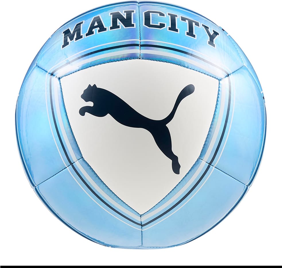 Мяч футбольный Puma MCFC CULTURE Ball белый, голубой 5 (084976-11) Мяч футбольный Puma MCFC CULTURE Ball белый, голубой 5 (084976-11)