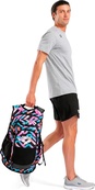 Рюкзак Arena ALL SET BACKPACK AO 45L розовый, голубой, черный 55 х 38 х 28 см (010235-101). Изображение №3 Рюкзак Arena ALL SET BACKPACK AO 45L розовый, голубой, черный 55 х 38 х 28 см (010235-101). Изображение №3