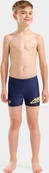 Плавки для мальчиков Arena LETTERING SWIM SHORT синий 152 см (010864-700). Изображение №2