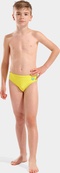 Плавки для мальчиков Arena SWIM BRIEFS SOLID желтый, бирюзовый 140 см (008371-380). Изображение №2