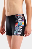 Плавки для хлопчиків Arena LIT LOGO SWIM SHORT чорний 140 см (010692-550). Зображення №3