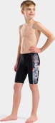 Плавки для хлопчиків Arena LIT LOGO SWIM JAMMER чорний 140 см (010693-550). Зображення №2