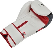 Боксерские перчатки RDX BOXING GLOVES BGR-F7 белый, красный 16 унций (BGR-F7R). Изображение №2 Боксерские перчатки RDX BOXING GLOVES BGR-F7 белый, красный 16 унций (BGR-F7R). Изображение №2