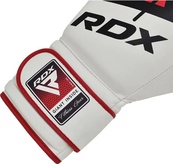 Боксерские перчатки RDX BOXING GLOVES BGR-F7 белый, красный 14 унций (BGR-F7R). Изображение №3 Боксерские перчатки RDX BOXING GLOVES BGR-F7 белый, красный 14 унций (BGR-F7R). Изображение №3