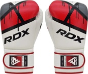 Боксерские перчатки RDX BOXING GLOVES BGR-F7 белый, красный 16 унций (BGR-F7R). Изображение №4 Боксерские перчатки RDX BOXING GLOVES BGR-F7 белый, красный 16 унций (BGR-F7R). Изображение №4