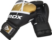 Боксерські рукавиці RDX BOXING GLOVES BGR-F7 чорний, золотий 8 унцій (BGR-F7BGL). Зображення №4 Боксерські рукавиці RDX BOXING GLOVES BGR-F7 чорний, золотий 8 унцій (BGR-F7BGL). Зображення №4