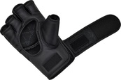 Тренувальні рукавиці RDX GRAPPLING GLOVES NEW MODEL чорний, білий XL (GGR-F12B). Зображення №2 Тренувальні рукавиці RDX GRAPPLING GLOVES NEW MODEL чорний, білий XL (GGR-F12B). Зображення №2