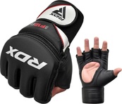 Тренувальні рукавиці RDX GRAPPLING GLOVES NEW MODEL чорний, білий XL (GGR-F12B). Зображення №4 Тренувальні рукавиці RDX GRAPPLING GLOVES NEW MODEL чорний, білий XL (GGR-F12B). Зображення №4
