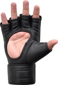 Тренувальні рукавиці RDX GRAPPLING GLOVES NEW MODEL чорний, білий L (GGR-F12B). Зображення №3 Тренувальні рукавиці RDX GRAPPLING GLOVES NEW MODEL чорний, білий L (GGR-F12B). Зображення №3