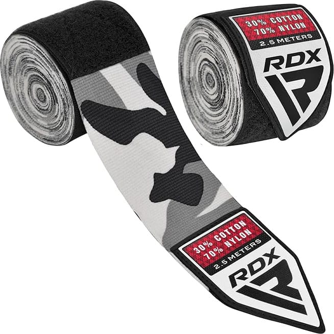Бинты RDX HAND WRAPS 2.5 METER серый 2,5 м (HWJ-CG) Бинты RDX HAND WRAPS 2.5 METER серый 2,5 м (HWJ-CG)