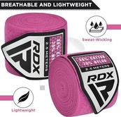 Бинти RDX HAND WRAPS 2.5 METER рожевий 2,5 м (HWJ-RP). Зображення №2 Бинти RDX HAND WRAPS 2.5 METER рожевий 2,5 м (HWJ-RP). Зображення №2