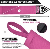 Бинти RDX HAND WRAPS 2.5 METER рожевий 2,5 м (HWJ-RP). Зображення №4 Бинти RDX HAND WRAPS 2.5 METER рожевий 2,5 м (HWJ-RP). Зображення №4