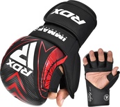 Боксерские перчатки RDX GRAPPLING GLOVES SHOOTER IMMAF-1 черный, красный XL (GSR-IMF-1R). Изображение №3 Боксерские перчатки RDX GRAPPLING GLOVES SHOOTER IMMAF-1 черный, красный XL (GSR-IMF-1R). Изображение №3