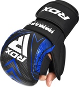 Боксерские перчатки RDX GRAPPLING GLOVES SHOOTER IMMAF-1 черный, синий XL (GSR-IMF-1U). Изображение №5 Боксерские перчатки RDX GRAPPLING GLOVES SHOOTER IMMAF-1 черный, синий XL (GSR-IMF-1U). Изображение №5
