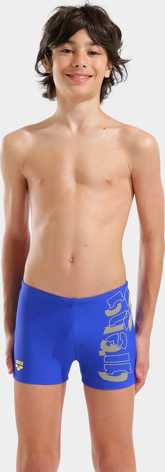 Плавки-шорты для мальчиков Arena TALES SWIM SHORT синий, желтый 128 см Плавки-шорты для мальчиков Arena TALES SWIM SHORT синий, желтый 128 см