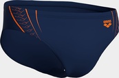 Плавки-сліпи для чоловіків Arena DOUBLE GRAPHIC SWIM BRIEFS темно-синій, помаранчевий 100. Зображення №8 Плавки-сліпи для чоловіків Arena DOUBLE GRAPHIC SWIM BRIEFS темно-синій, помаранчевий 100. Зображення №8